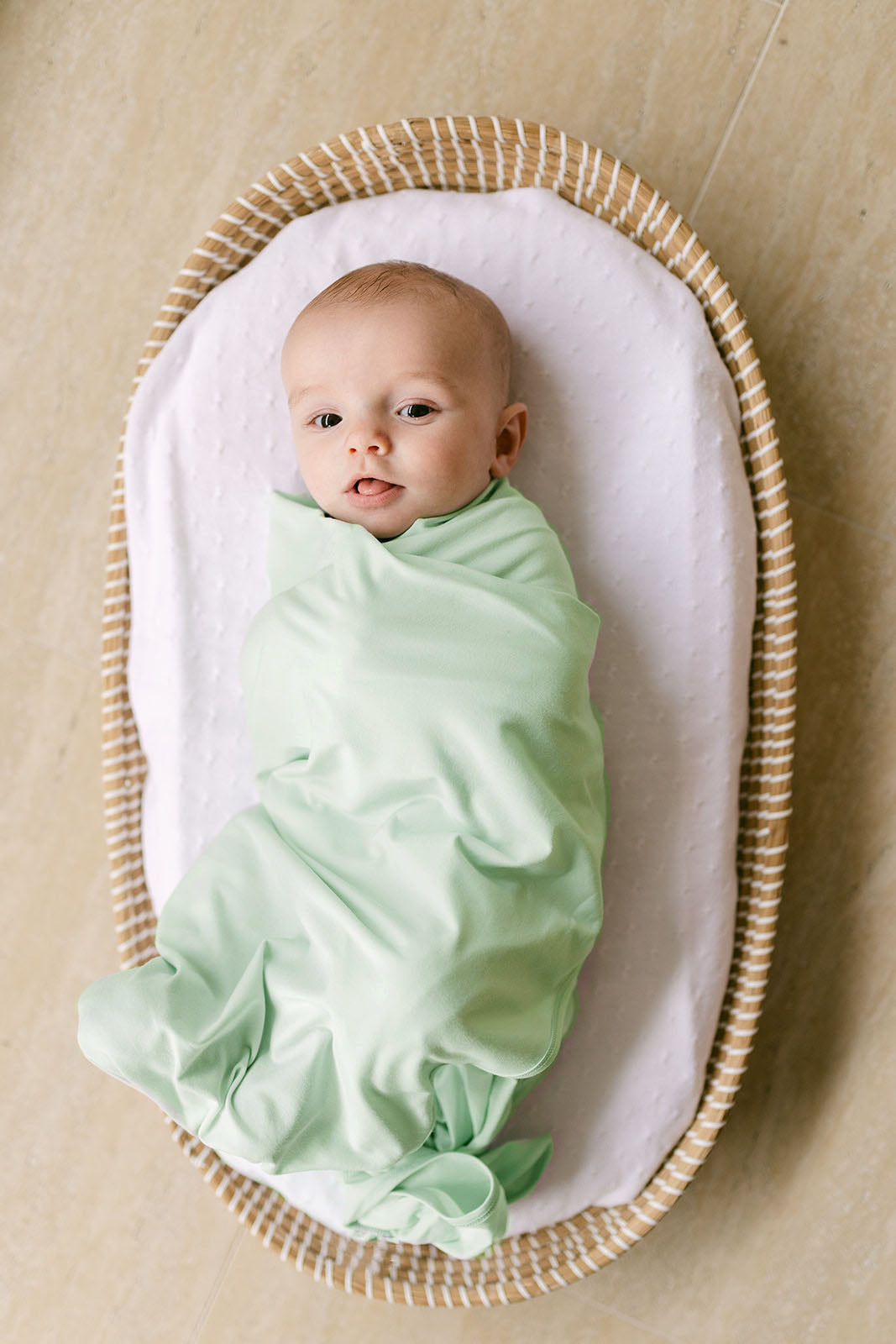 UPF50+ baby swaddle