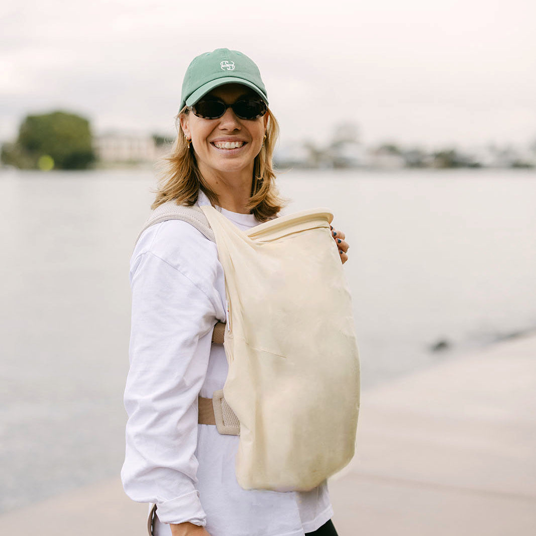 Sunsafe baby wearing, UPF50+ baby carrier protection