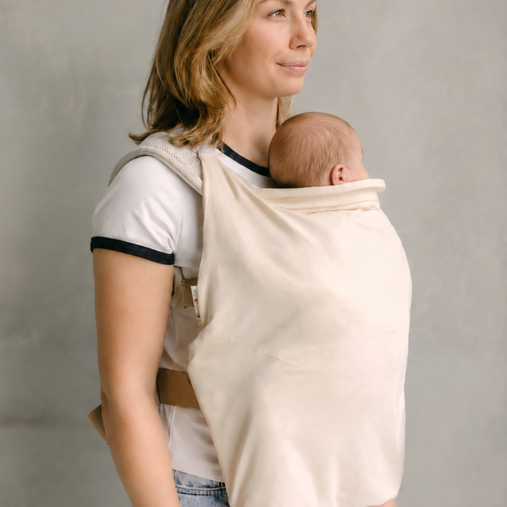Sand Shady Baby carrier sun cover used for summer babywearing