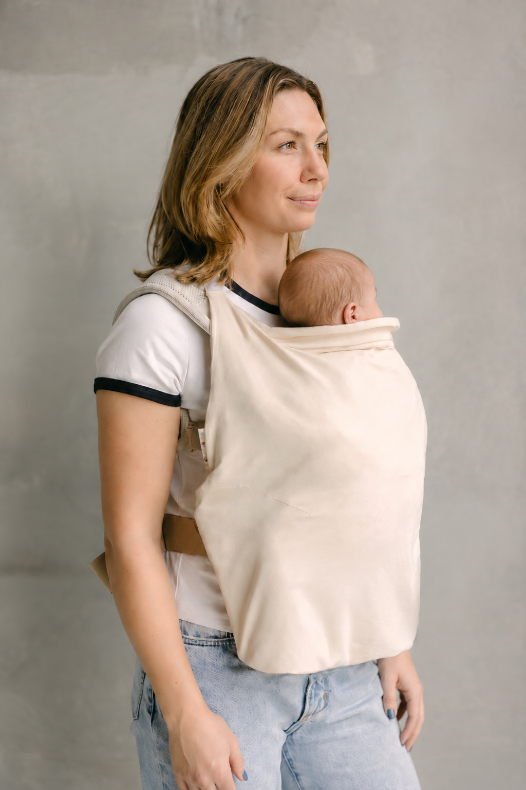 Sand Shady Baby carrier sun cover used for summer babywearing