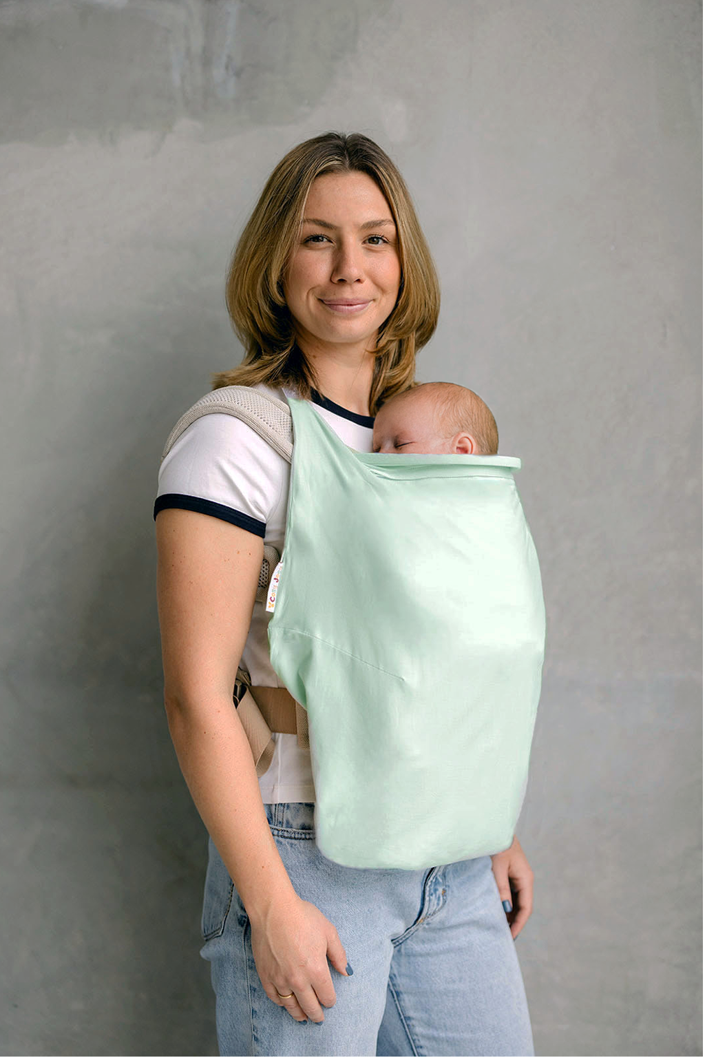 Sunsafe babywearing, UPF50+ baby carrier cover